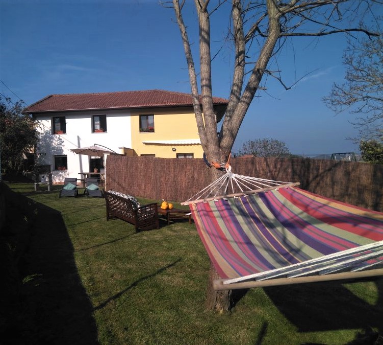 hamaca jardin casa rural ribadesella